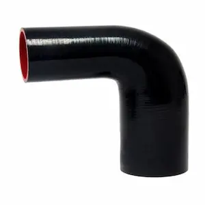 Silicone Hose 90D 3"-3.5" Black